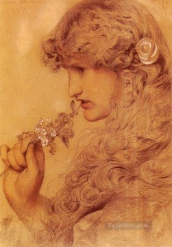  Victorian Works - Loves Shadow Victorian painter Anthony Frederick Augustus Sandys
